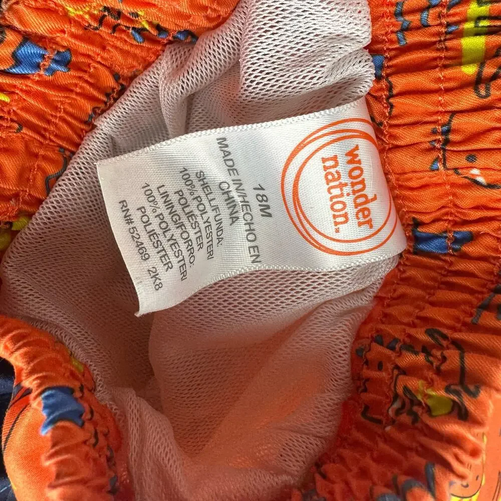 toddler swim trunks 12 - 18 months lot of 3